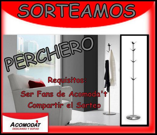 Nuevo sorteo en Facebook, no te lo pierdas !! UN PERCHERO DE MODERNO DISEÑO