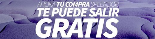 SORTEO DE UNA COMPRA GRATIS EN PRODUCTOS DE DESCANSO, DE LA MARCA COLCHONES SPLENDOR