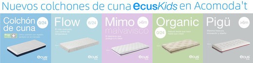 Nueva linea de colchones de cuna Ecus, la mejor elección para tu bebe !!