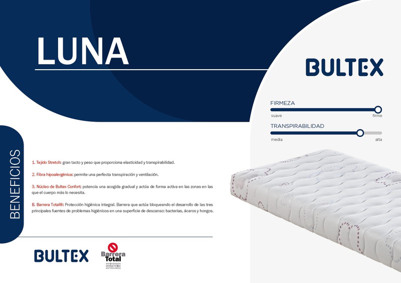 Colchón de Cuna Bultex Luna -  - Envío Gratis